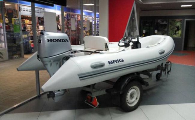 Скидка 23% на лодку надувную BRIG F360L GREY c лодочным мотором BF 30